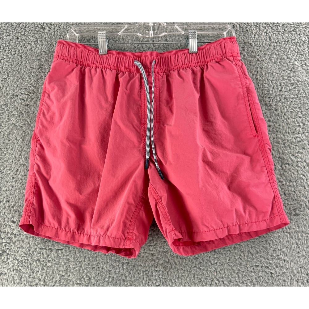 Reyn Spooner‎ Swim Trunks Mens Small Pink Drawstring Lined Beach Surf Summer